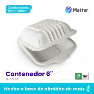 Contenedor 6" - Almidón de Maíz