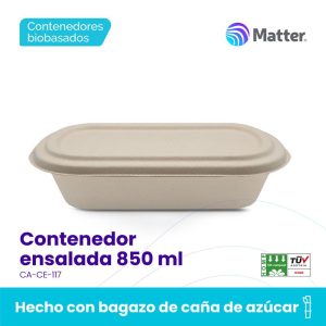 Contenedor ensalada 850 ml