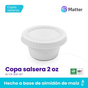 Copa salsera 2 oz - Almidon de Maíz