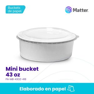 Mini Bucket 43 oz - Papel