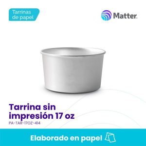 Tarrina sin impresión 17 oz