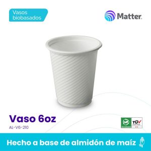 Vaso 6 oz - Almidon de Maíz